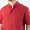 cleanwear panske kosile cervena kratky rukav 9 optimized